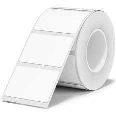 NIIMBOT Termiska etiketter självhäftande, B1/B21/B3S etiketttejp, papper för skola, hem, kontor, små företag (vit rektangel – 30 x 20 mm)