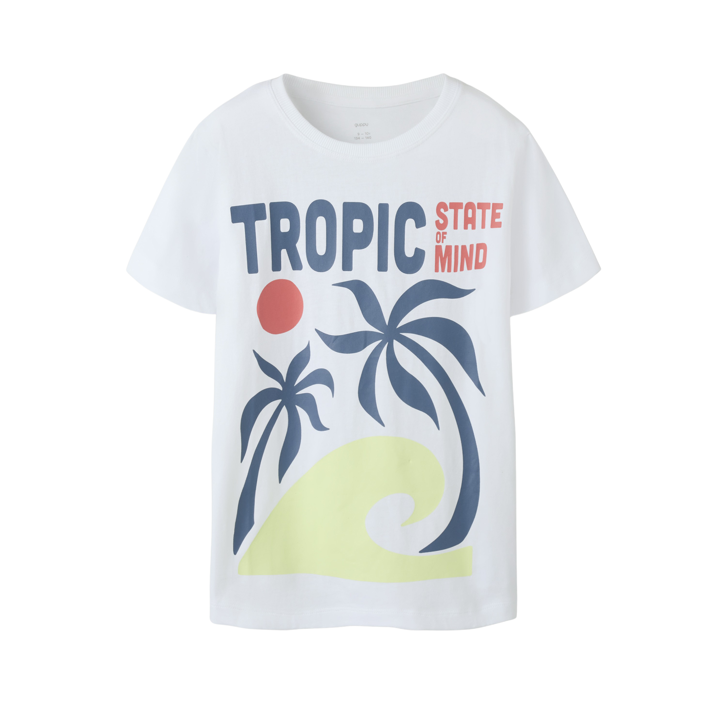Guppy Drenge T-shirt - Bright White - 134/140