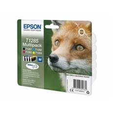 Epson T1285 Multipack - 4-pack - svart, gul, cyan, magenta - original - blister med RF-larm/akustiskt larm - bläckpatron (alternativ för: Epson T1285) - för Stylus S22, SX130, SX230, SX235, SX430, SX435, SX438, SX440, SX445  Stylus Office BX305