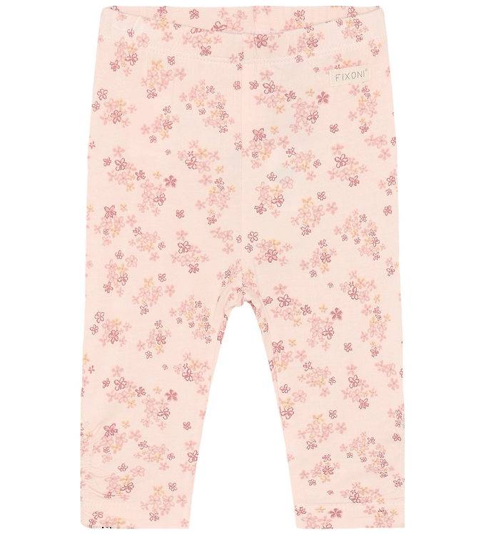 Fixoni Leggings - Viskose - Soft Pink - Fixoni - 2 år (92) - Leggings