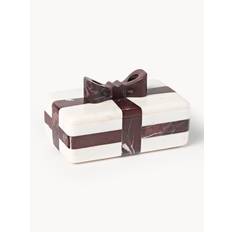 Dekorativ Juleboks Cutemas, Rosso Levanto Marmor, B 19 cm