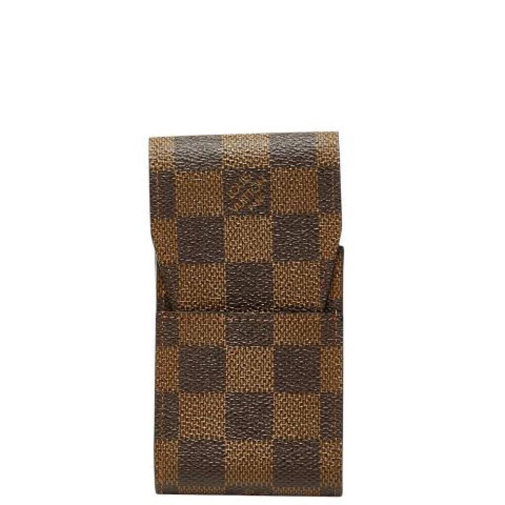 Louis Vuitton Vintage, Vintage , Dam, ONE Size, Läder, Pre-owned Damier Cigarette Case