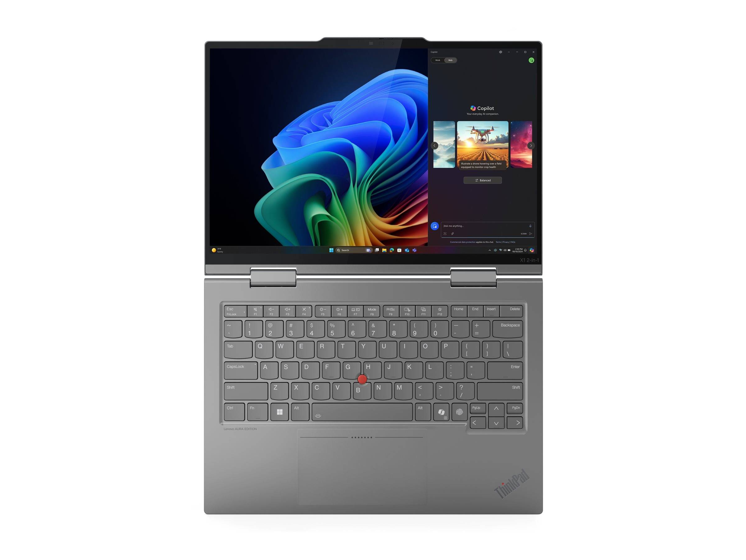 Lenovo ThinkPad X1 2-in-1 Gen 10 21NU 14" 1920 x 1200 (WUXGA) 226V 16GB 512GB Intel Arc Graphics 130V Windows 11 Pro --> I externt lager, forväntat leveransdatum hos dig 22-04-2026