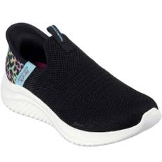 Skechers Girls Ultra Flex 3.0 - Colory Wild Trainers - 5 UK / Black-Multicoloured