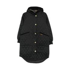 Barbour, Jacka, Dam, S, Läder, Diamantquiltad Huva Ytterkläder