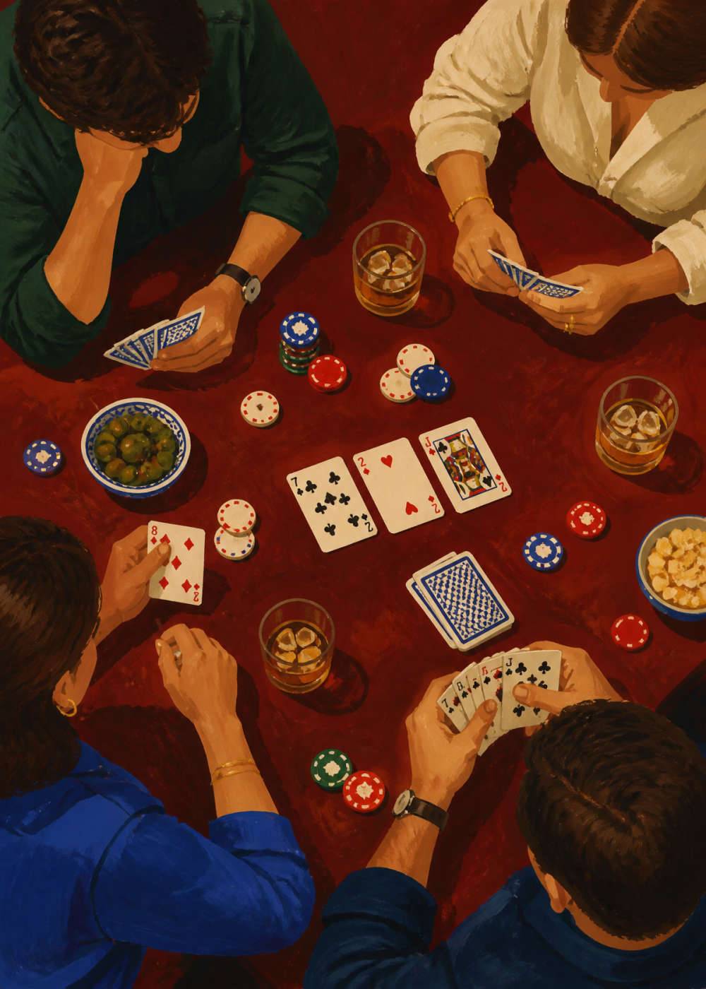 Game night Poster - Heltäckande / 50x70 cm