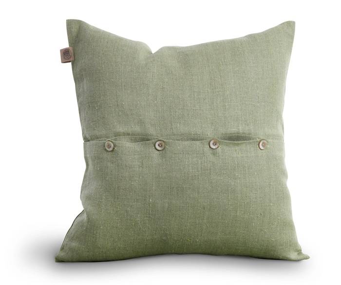 Classic Pudebetræk 50x50 Sage - Lovely Linen.