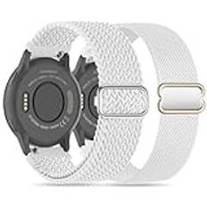 Wizvv 18 mm 20 mm 22 mm Armband med leopardgravyr, kompatibelt med för Garmin Venu 2S/Vivoactive 4S/Venu 3S/Forerunner 265S, för Garmin Venu/Venu Sq/Forerunner 55/Vivoactive 5, för Garmin Venu 2/3