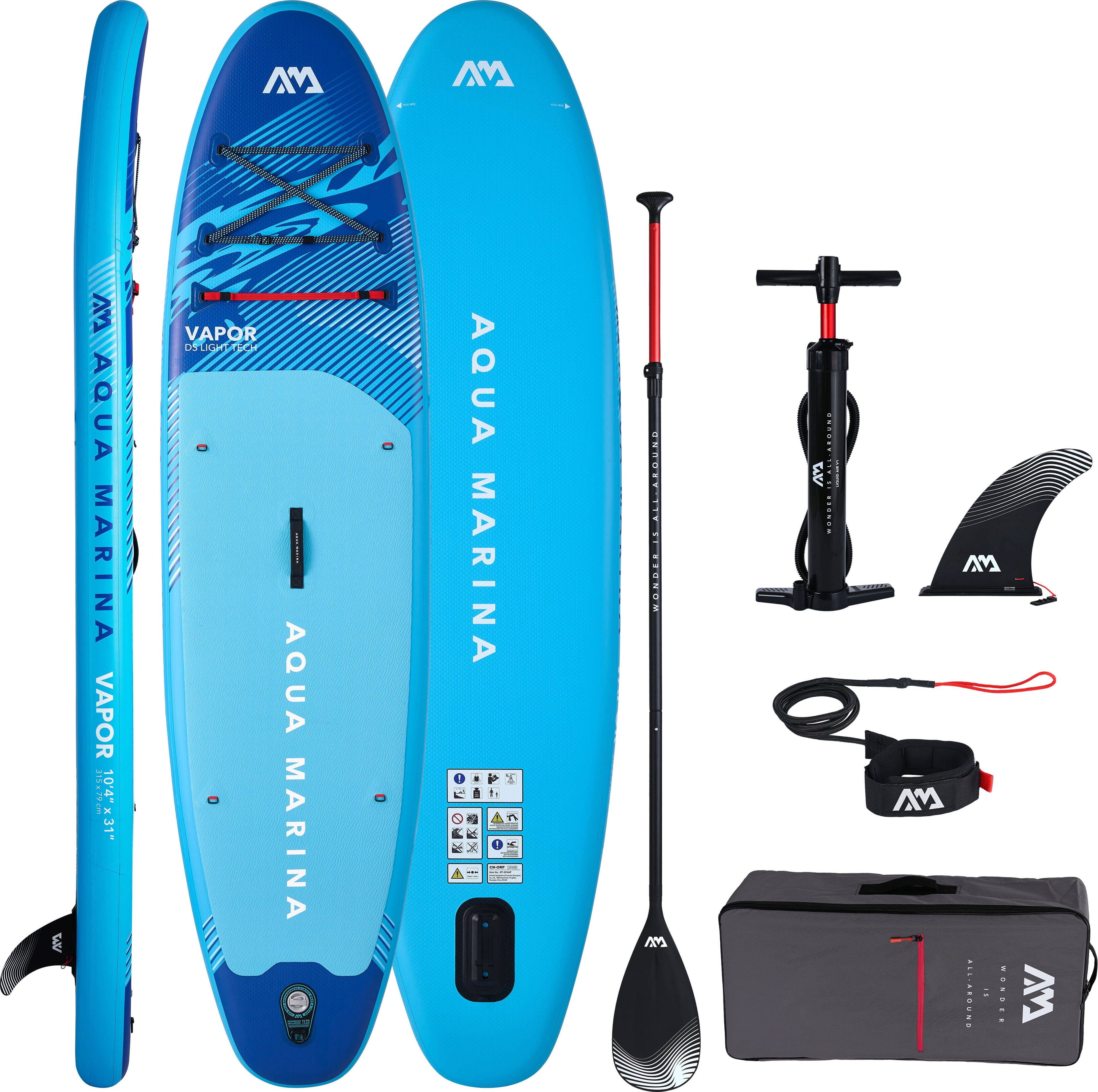 SUP Vapor 10’4″ / 315 cm, Aqua Splash Blå