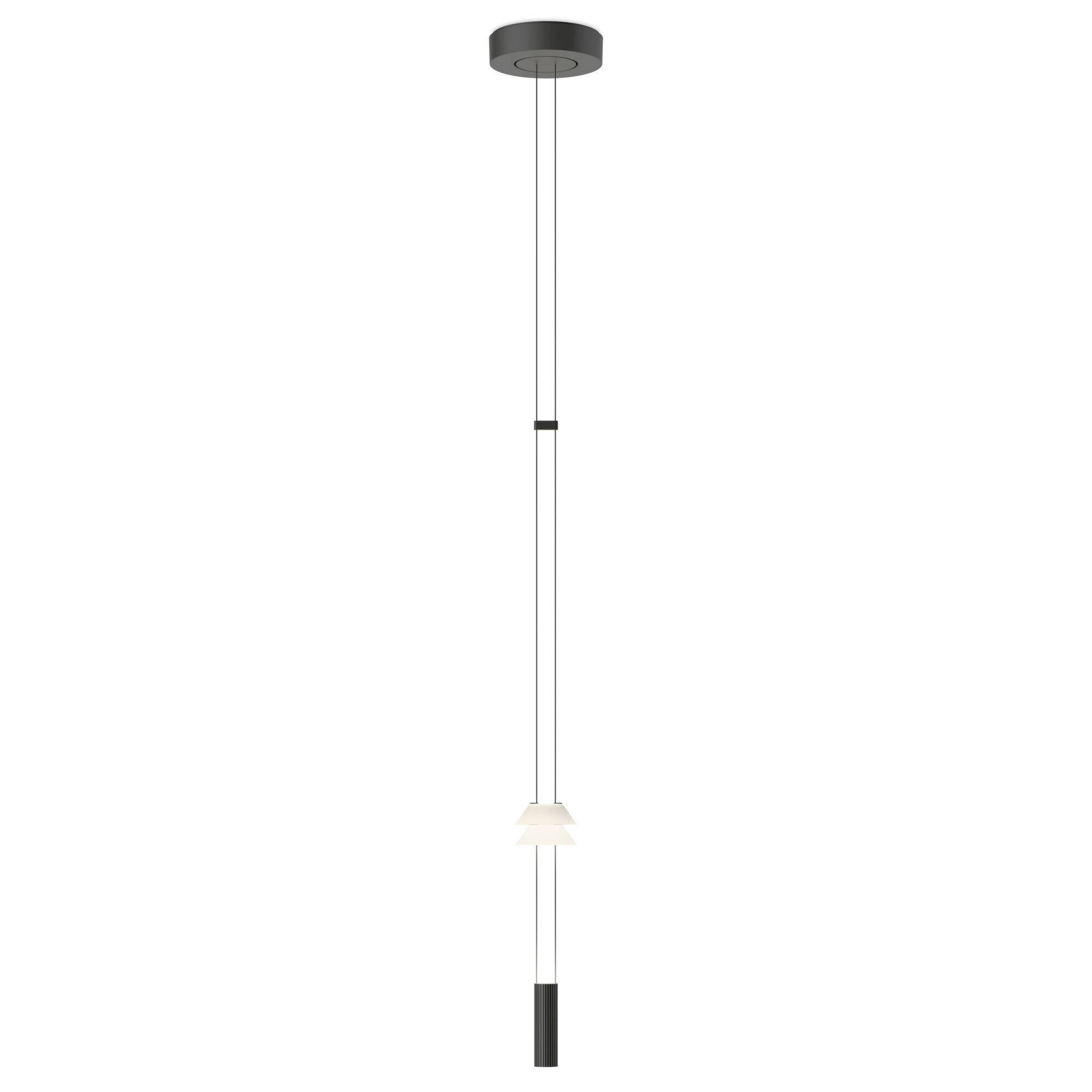 Vibia Flamingo Mini Taklampa 1580 Push Svart