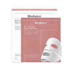 Bio Collagen Real Deep Mask Set - Paket med 4 masker med 34g Ansiktsmask
