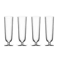 Orrefors Beer pils ölglas 4-pack 47 cl - Transparent
