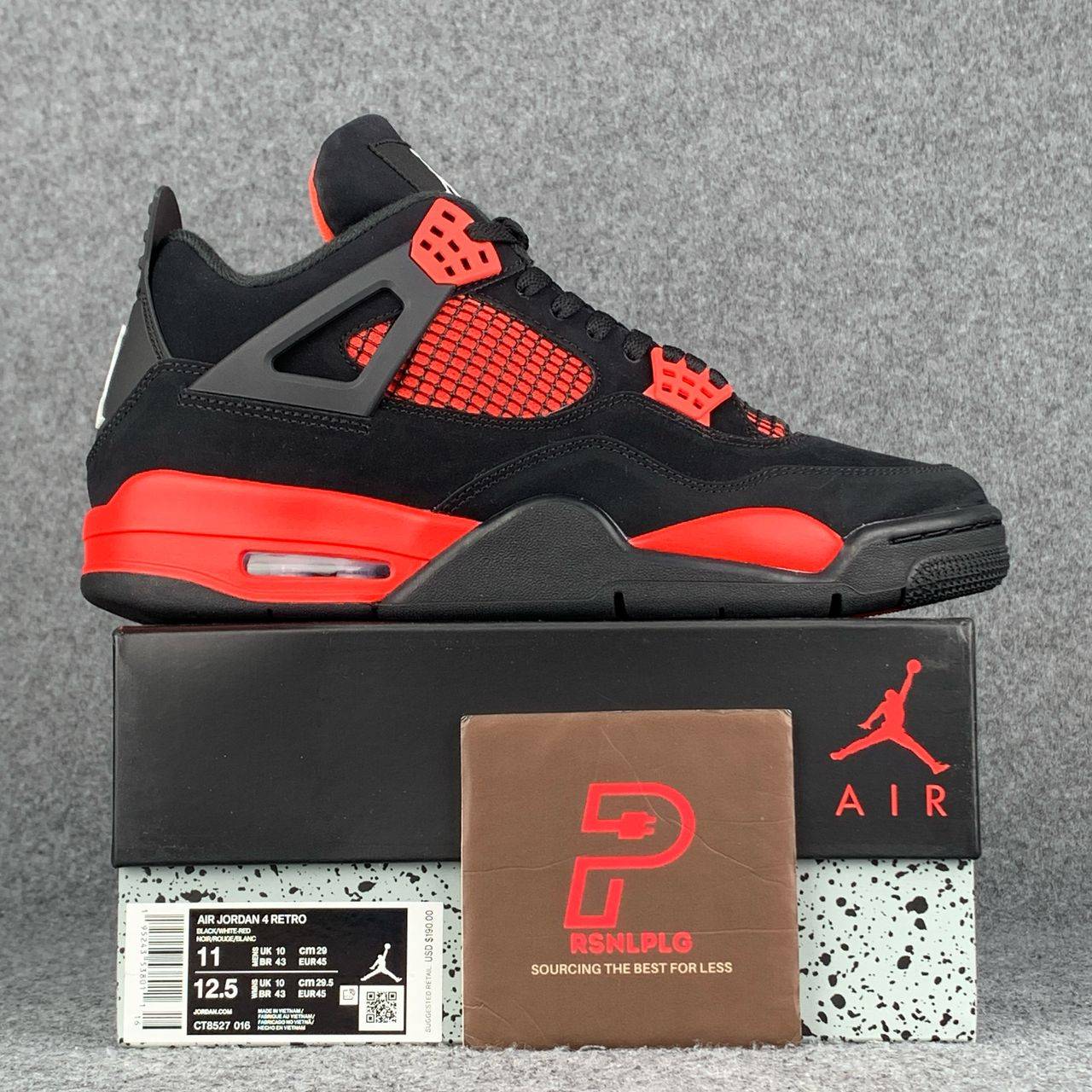 Air Jordan 4 Retro 'Red Thunder' - (Mens) EUR 37.5 • US 5 • UK 4.5