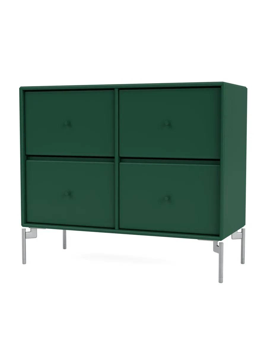 4124 kommode inkl. ben fra Montana Pine / Krom - Jacobsen Plus