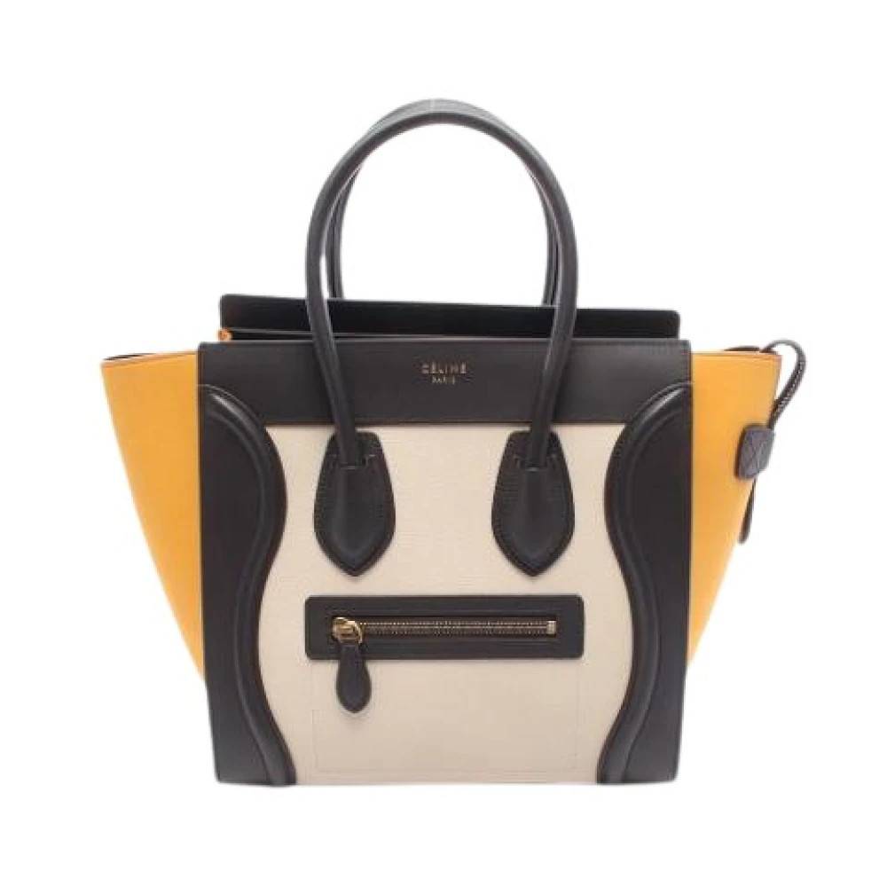 Celine Vintage Pre-owned Vintage Tote Bag - Vintage - Dame - Flerfarvet - ONE SIZE - Læder