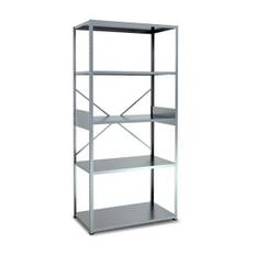 Værkstedsreol Focus, grund, 5 hylder, 1970x940x500, galvaniseret / Out