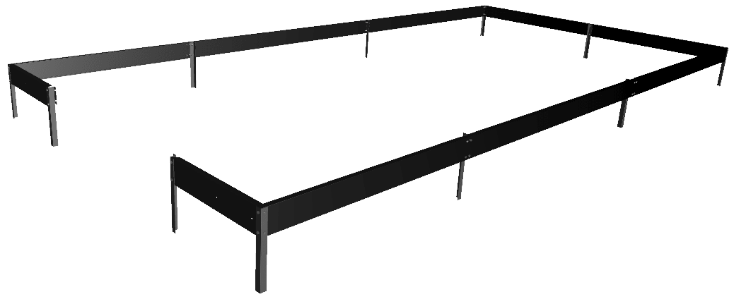 Halls F06445 Fundament 13 m², svart