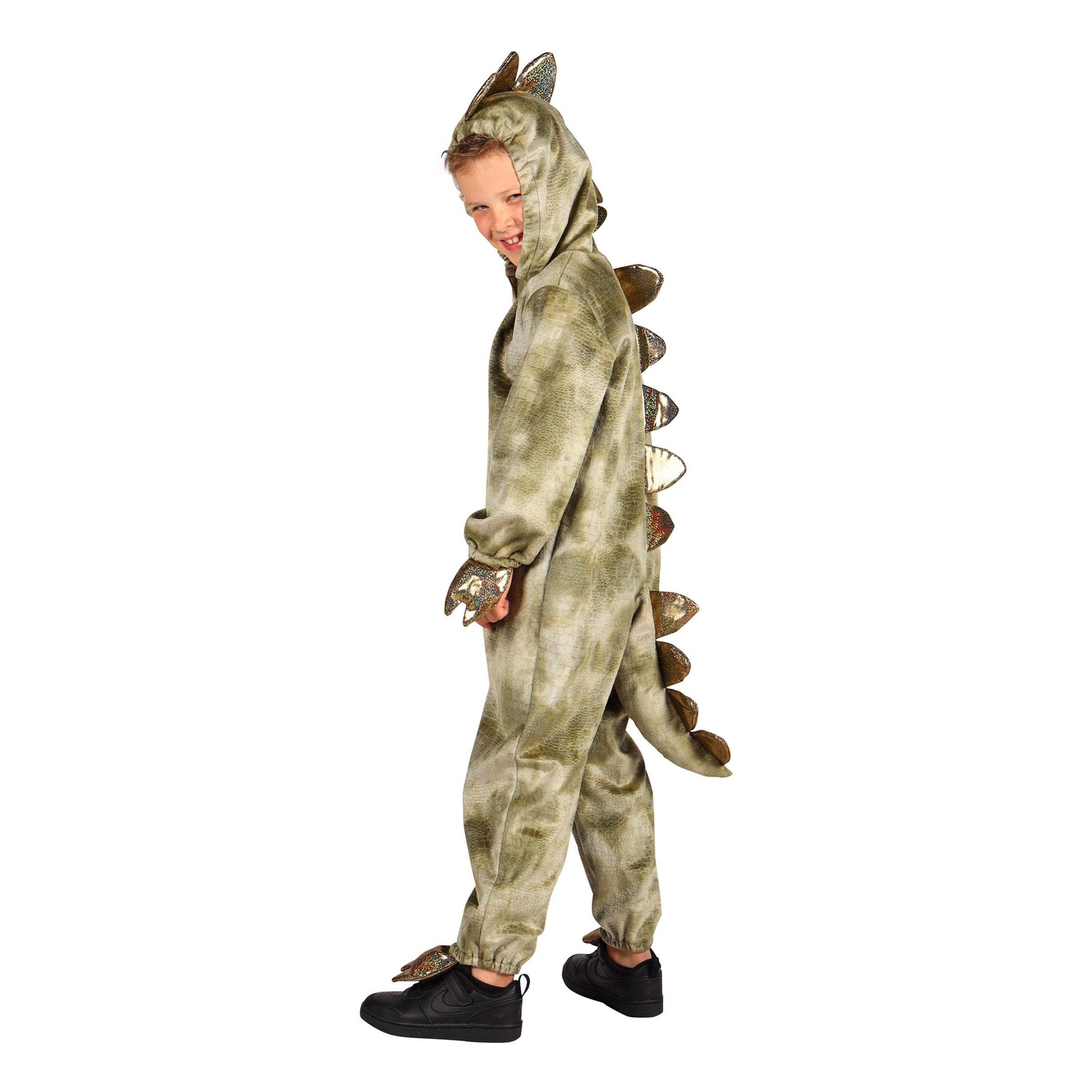 Dino Jumpsuit Barn Maskeraddräkt - Large