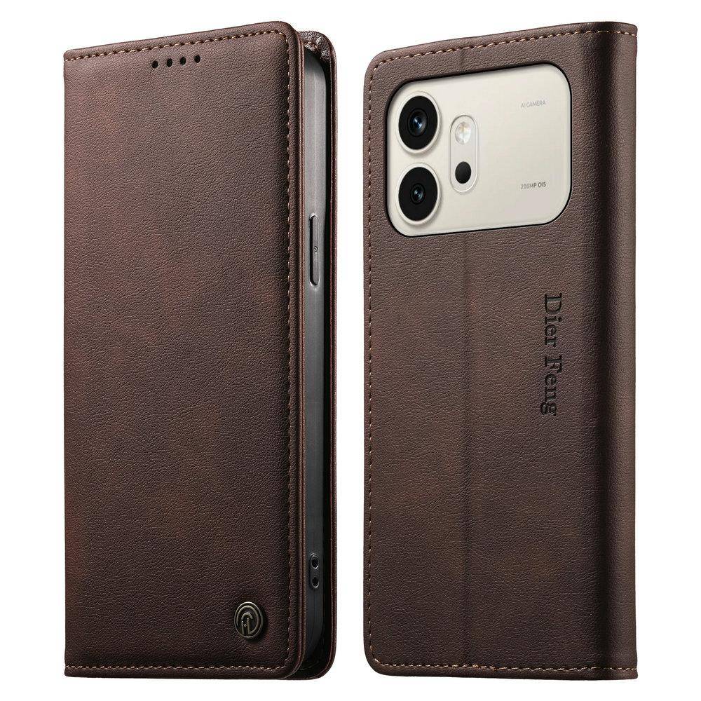Honor 600 Pro Honor600 Läder Fodral med Lock Retro Plånbok Telefon Skal för Huawei Honor 600 Pro Fodral RFID 360 Skydd Capa Hono 600Pro