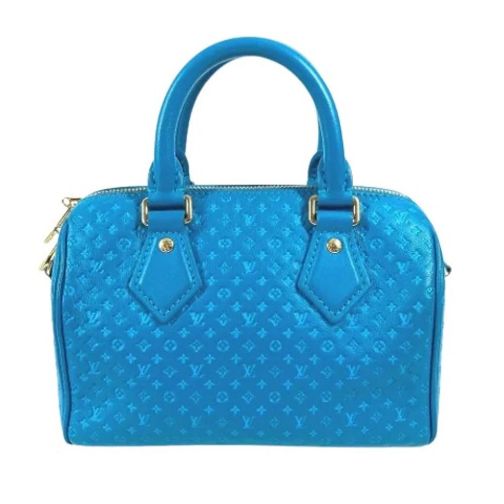 Louis Vuitton Vintage Pre-owned M22596 Håndtaske - Vintage - Dame - Blå - ONE SIZE - Uld