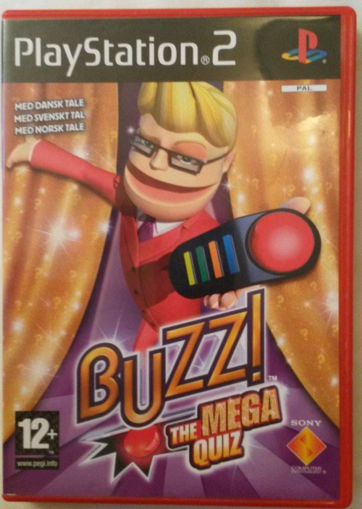PS2 Buzz The Mega Quiz (svenska)