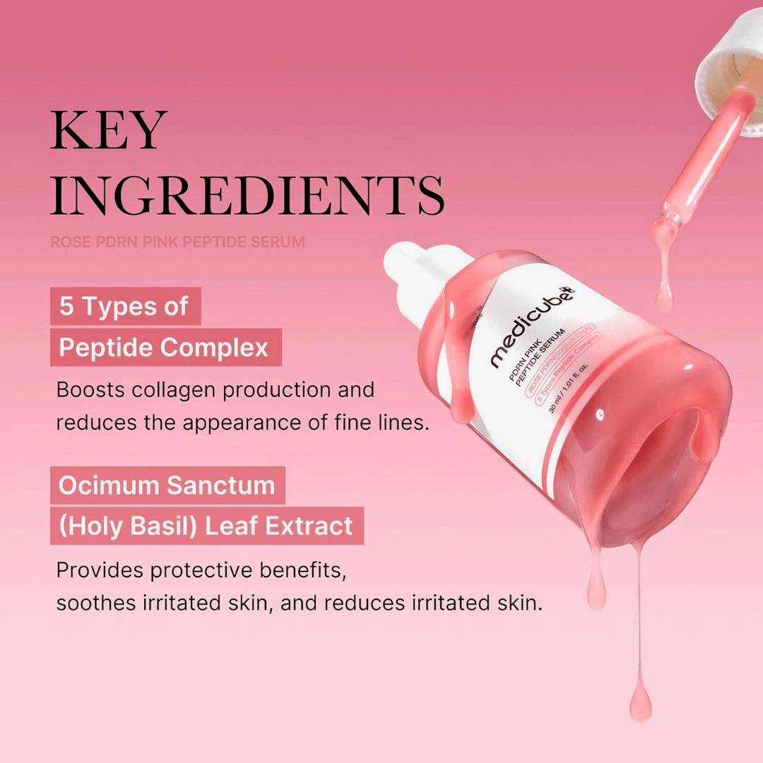 PDRN Rosa Peptidserum 30 ml / 1,01 fl .oz. pink