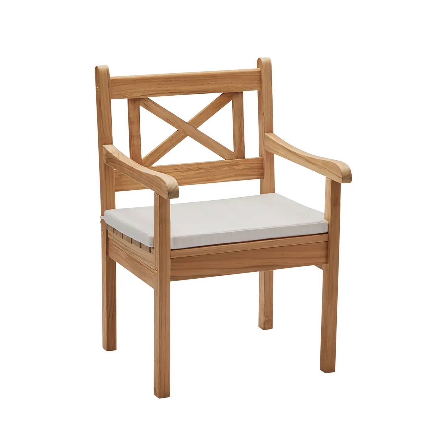 Skagen stolsdyna 59x44 cm - Vit/Grå/Ljusgrå/Blå/Gul
