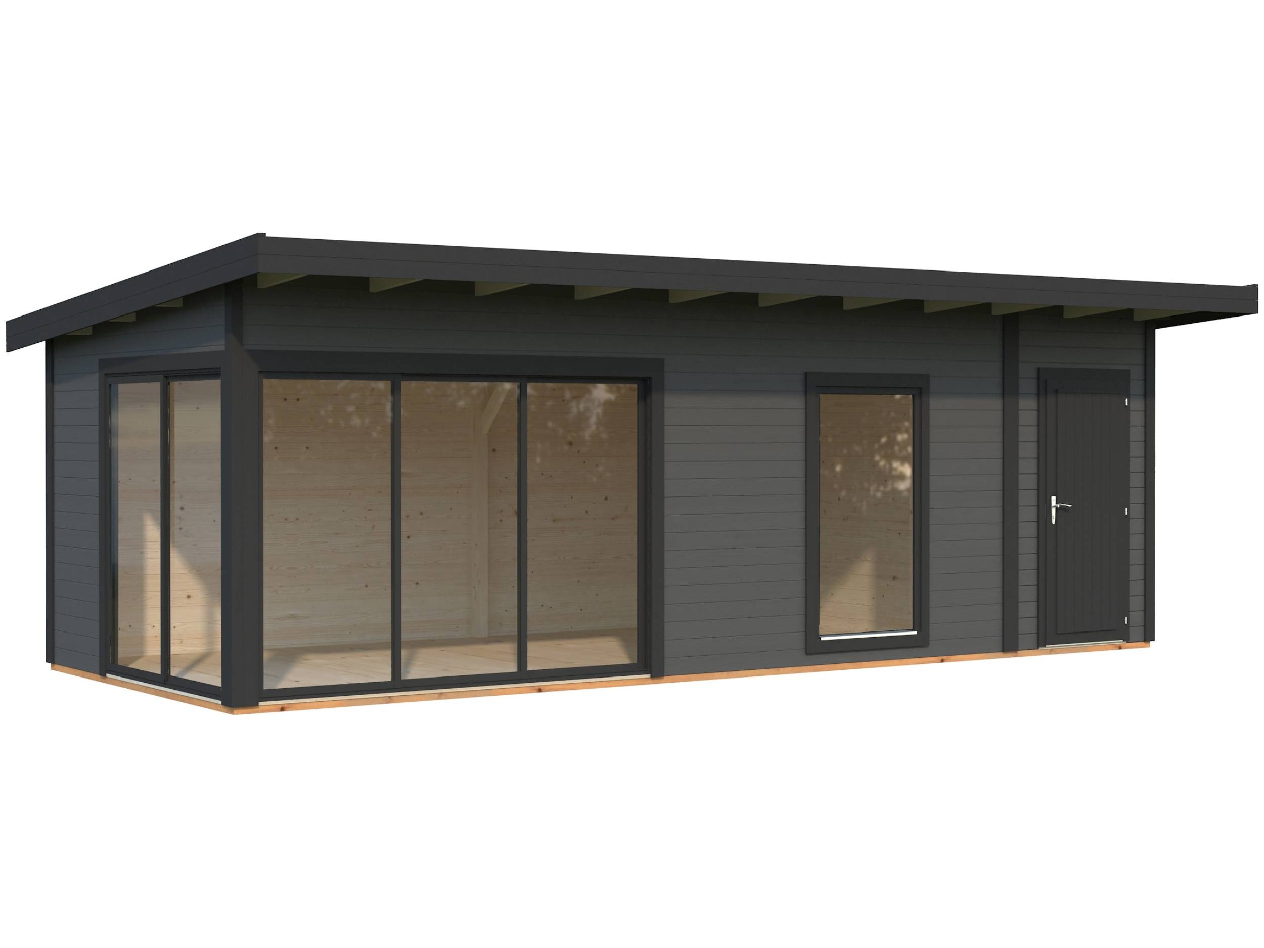 Havehus, Andrea Plus, 21,1 m², mørke-/antracitgrå
