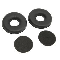 Replacement Ear Pads Leather Ear Cushions for AKG K121 K121S K141 MK II K142 HD Headphones Black