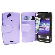 Plånboksfodral Sony Ericsson Xperia Arc (LT18i X12) (Lila)