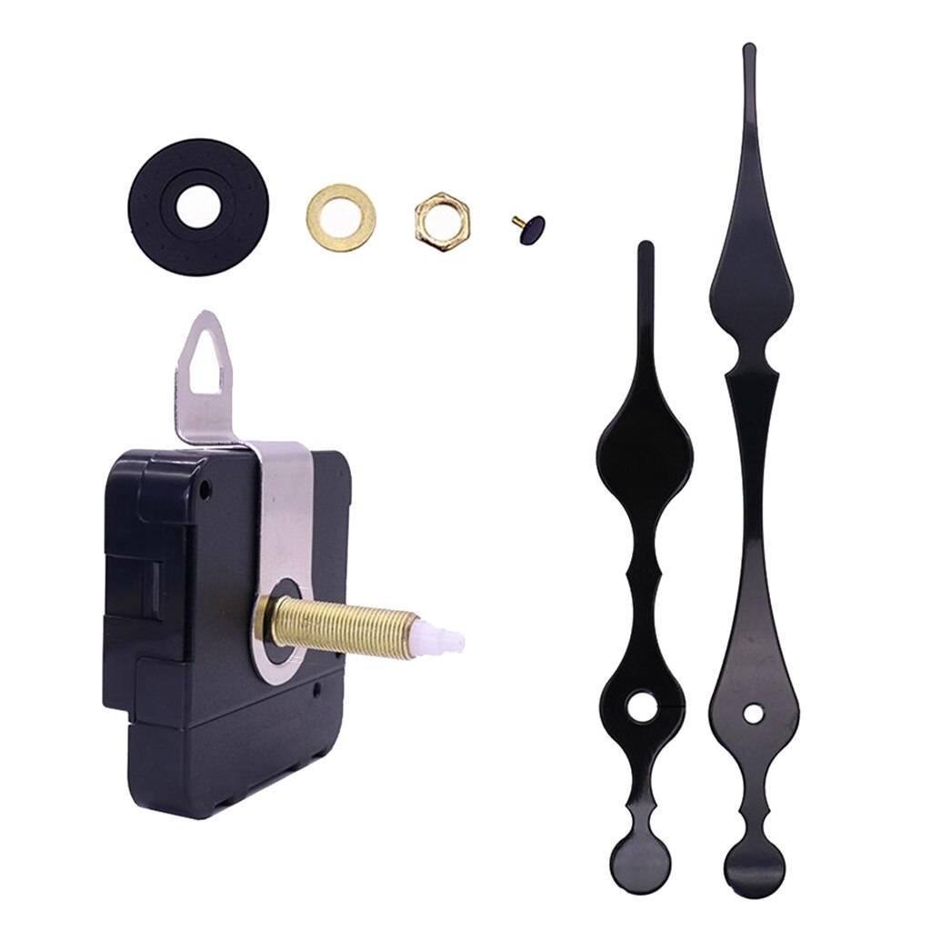 Diy quartz klocka tyst väggklocka urverk kvarts reparation utbyte urverk klockmekanism delar med nålar 1 set
