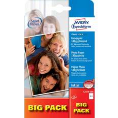 Avery fotopapir 10x15cm 180 g Glossy InkJet 1 foto pr. ark, 100 ark