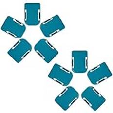 Makita Väggfäste, 10 stycken Makita batterihållare, Makita hållare för 18 V batteri, Makita batterihållare kompatibel BL1860 BL1850 BL1840 BL1830 BL1820 BL1815N batteri