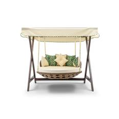 Hängstol Utomhus Hux 188x140 cm - Cream Hängfåtölj & hängstol utomhus Beige