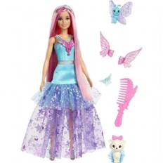 Barbie Malibu Princess med tilbehør Barbie A Touch of Magic HLC32