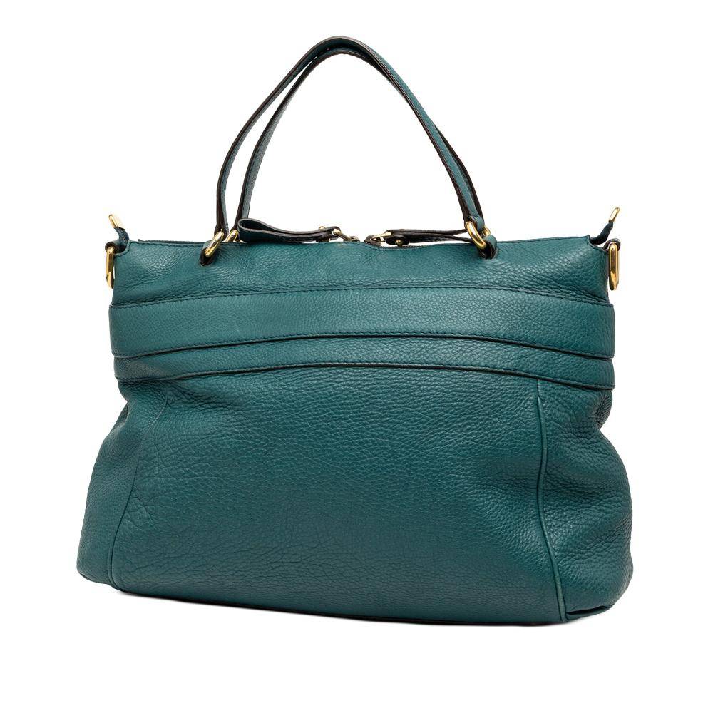 Gucci Vintage Tote Stl. - Totebags Från Magasin - Green (L 31cm x W 33cm x D 10cm)