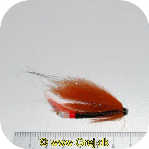 Modern Tube Flies - UF Biessflugan Plast 1.5 - Str. 1.5 - brunrød/orange/sort