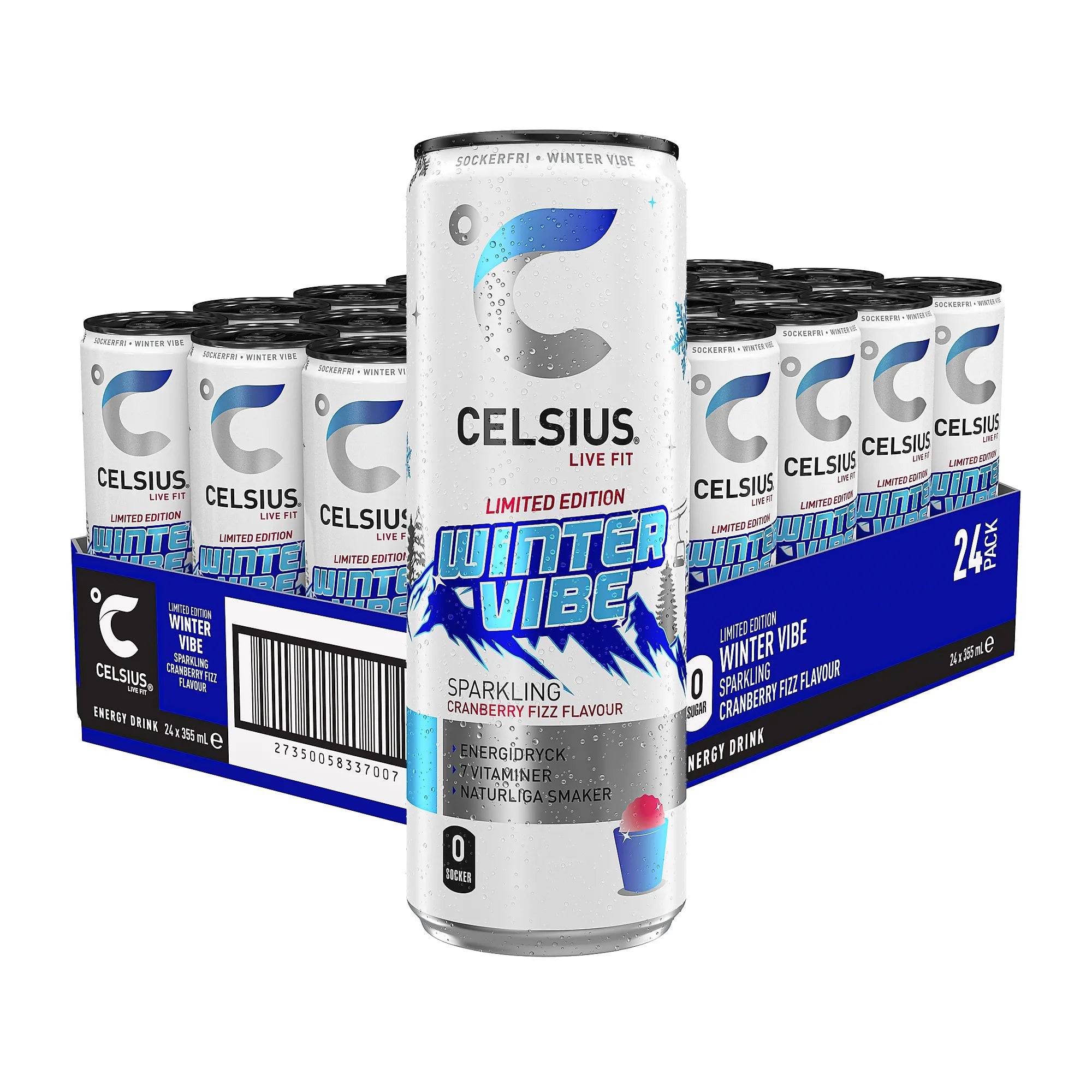 24 X Celsius 355 Ml Winter Vibe
