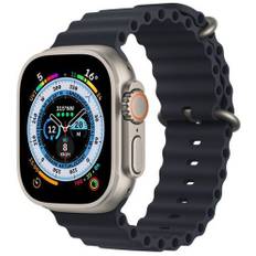 Apple Watch Ultra (2022) | 49 mm | GPS + Cellular | sølv | Ocean-rem Midnat