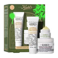 Kiehls Ansiktsvard Aterfuktande-hudvardSoothing Skincare Wonderland Set Ultra Facial Cream 50 ml + Calendula Foaming Wash 30 ml + Avocado Creamy Eye Treatment 7 ml 1 Stk. (420,00 kr / 1 Stycke)