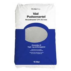 Homeshop Mørtel    15lt Våd Pudsemørtel 7,7% 0-2 Mm