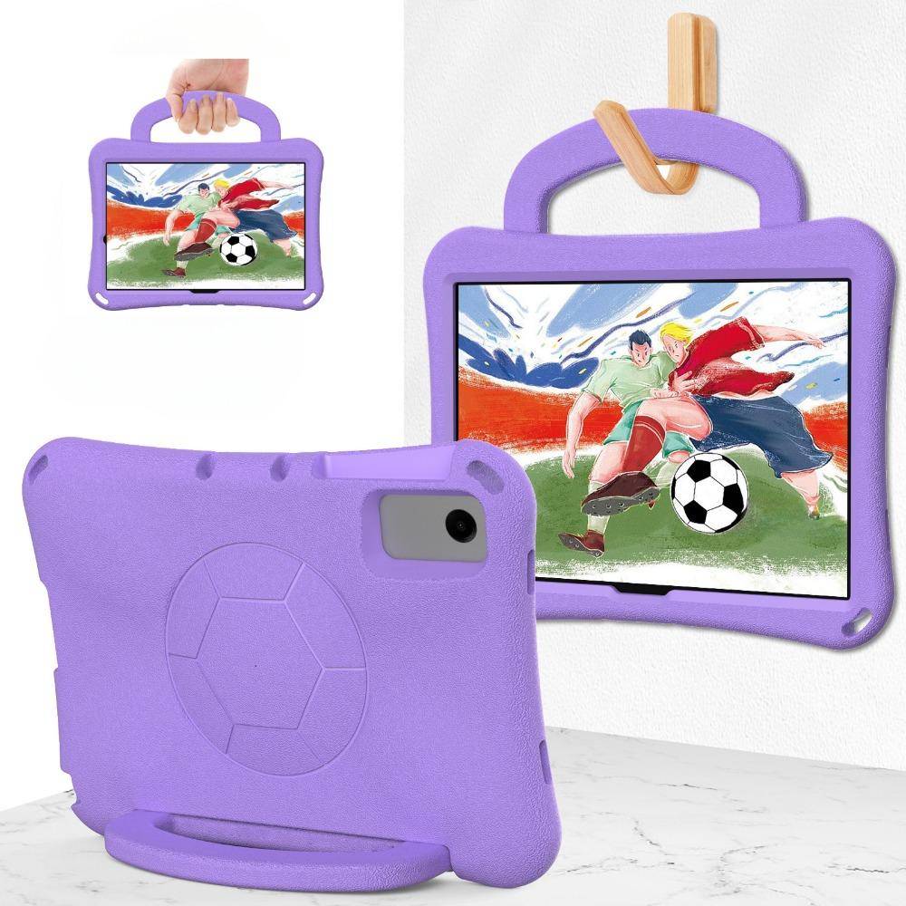 EVA Barnfodral för Samsung Galaxy Tab A9+Plus 11 X210 Surfplattefodral Tab A8 10.5 A7 Lite 8.7 S9 FE 10.9 S8 S7 11 Handtag Ställ Fodral stark rosa