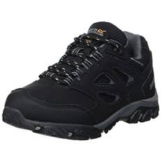 Regatta Unisex barn Chaussures Techniques De Marche Junior Basses Holcombe promenadsko, Svart - Svart granit - 18 EU
