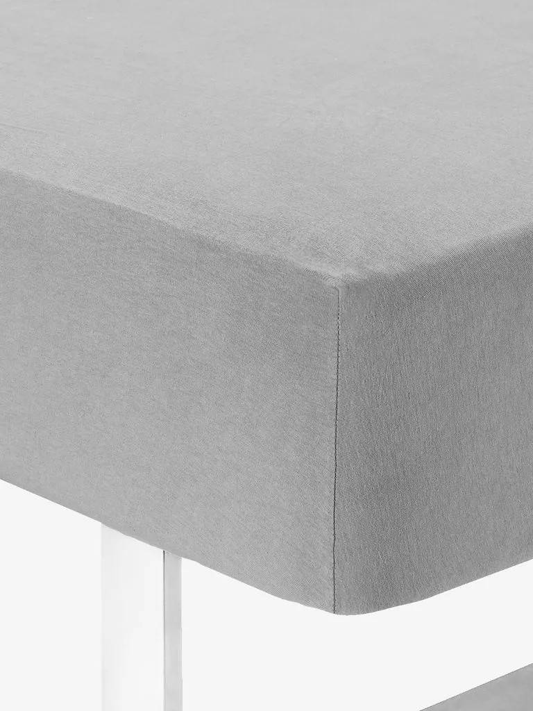 JANNE Basic Stræklagen jersey JANNE 180x200x30 grå
