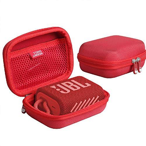 Hermitshell JBL Go 3/JBL Go 4 bärbar bluetooth-högtalare hårt fodral (röd)