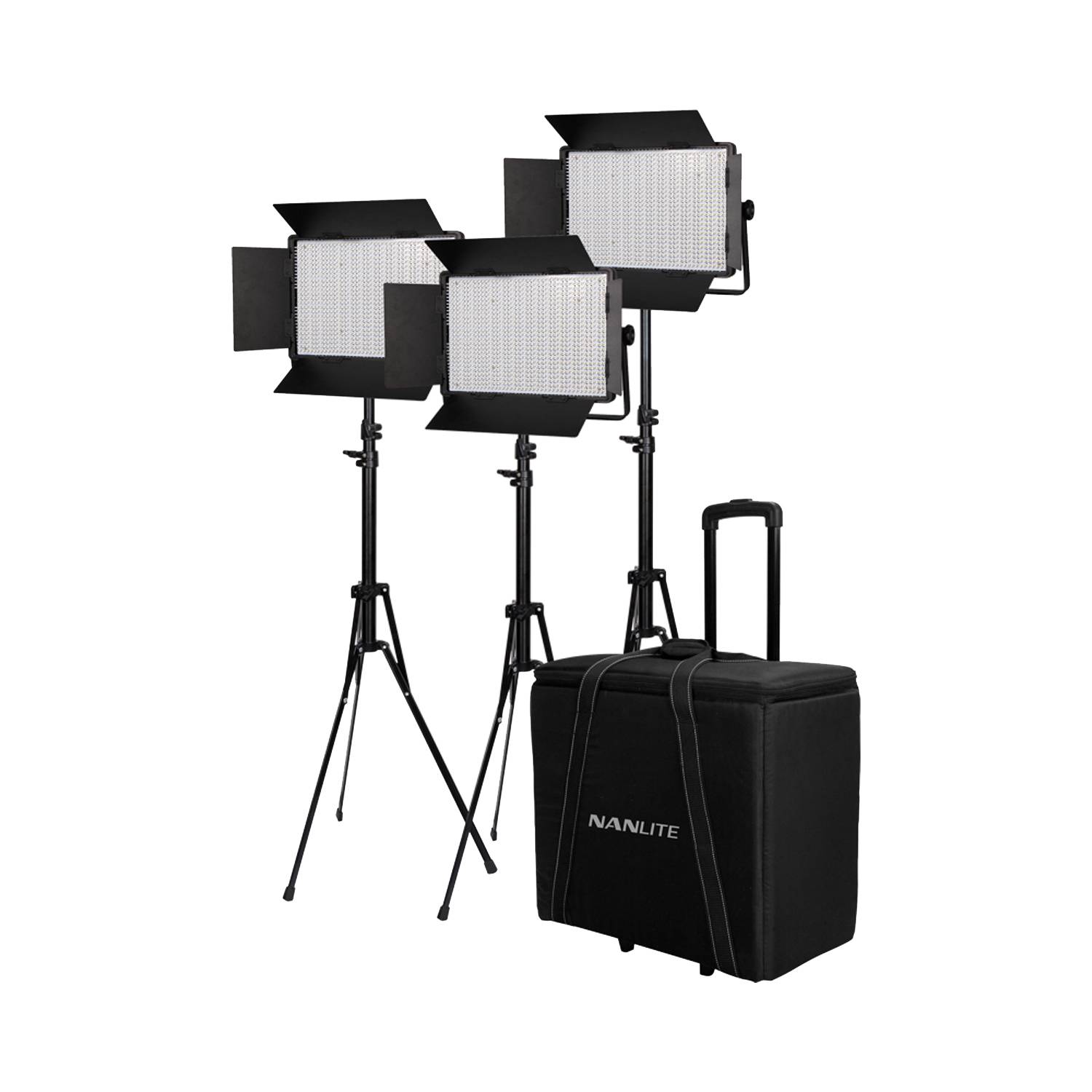 Nanlite Kit Nanlite 3 light kit 1200DSA w/Trolley Case Light Stand [GAVE MED DIN ORDRE]
