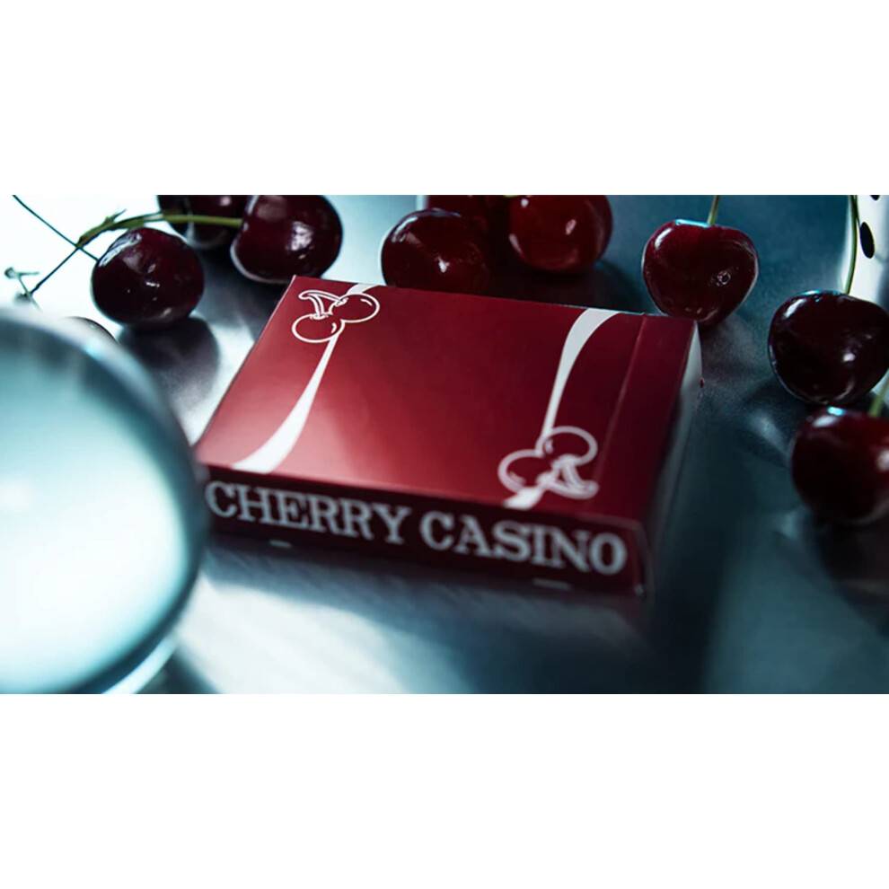 Cherry Casino Reno Red Playing Cards Poker Size Deck USPCC Custom Limited Limited
