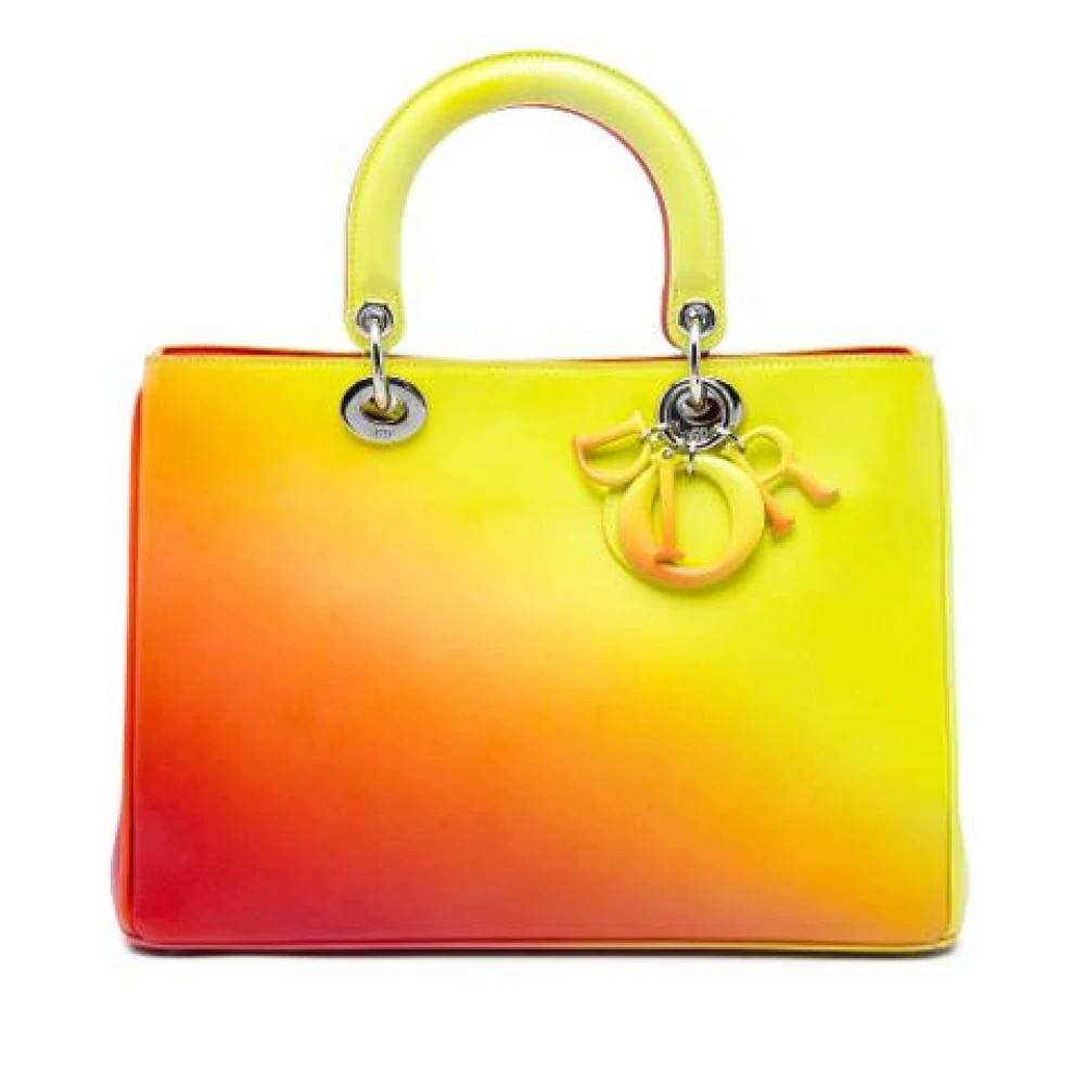 Dior Vintage Pre-owned Vintage Satchel - Vintage - Dame - Flerfarvet - ONE SIZE - Læder