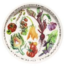 Emma Bridgewater rund metalbakke - Vegetable Garden