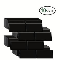 TEMU 10pcs Backsplash Tile, Self Adhesive Vinyl Wall Tiles, Stick On Backsplash For Kitchen And Bathroom (thicker Design)12.6x10.6inch